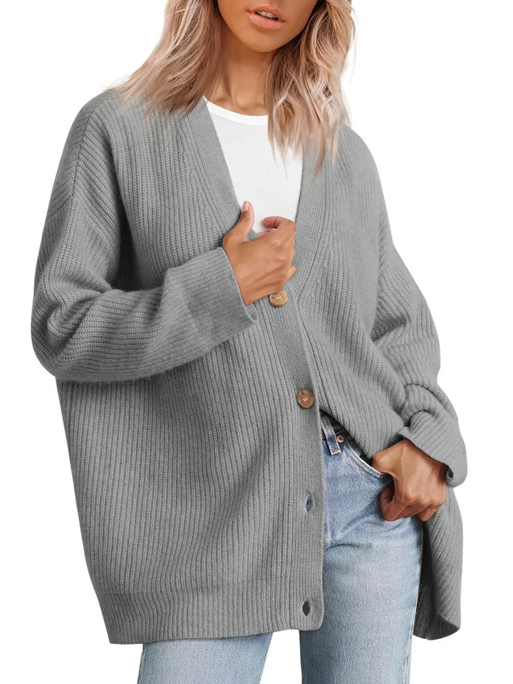 Women’s Oversized Knit Cardigan - Heston Manor