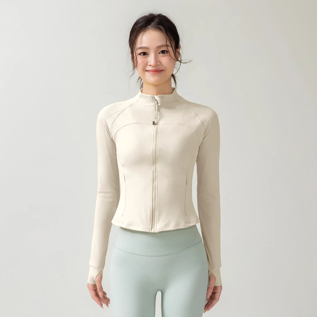 Women’s Performance Zip-Front Yoga Top - Heston Manor