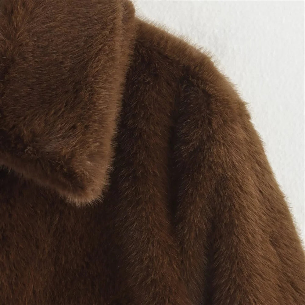 Women’s Faux Fur Coat - Heston Manor