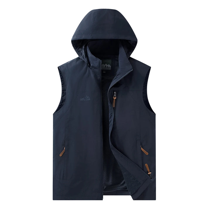 Outdoor Hooded Softshell Hiking Vest - Heston Manor