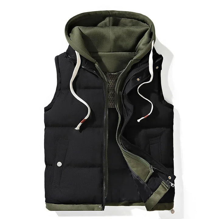 Women’s Puffer Vest with Hood - Heston Manor