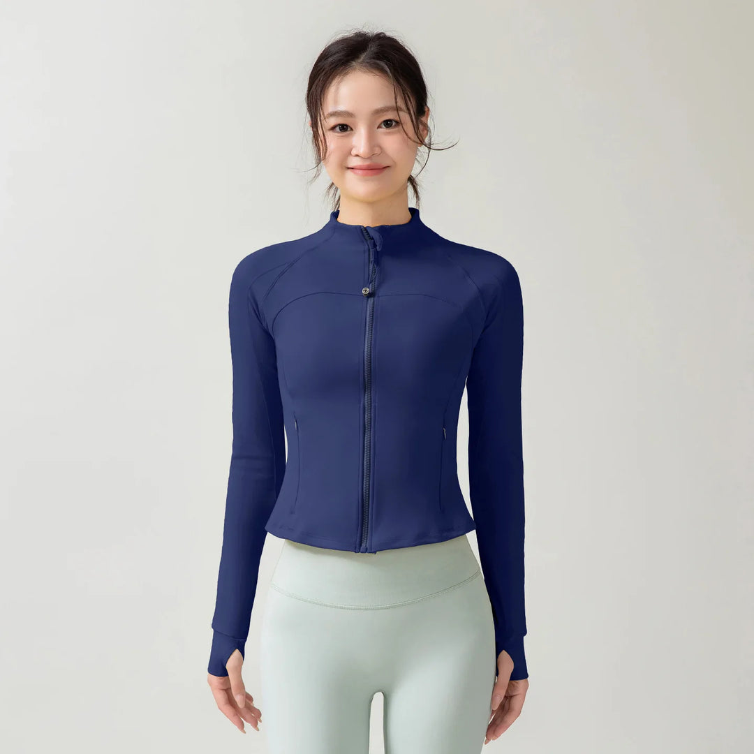 Women’s Performance Zip-Front Yoga Top - Heston Manor