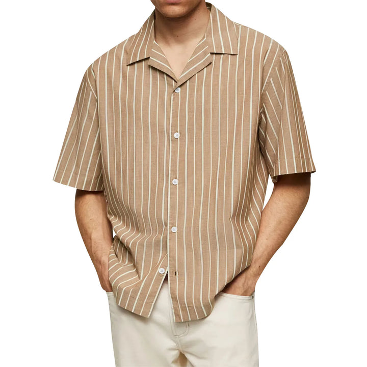 The Horizon Stripe Camp Shirt - Heston Manor