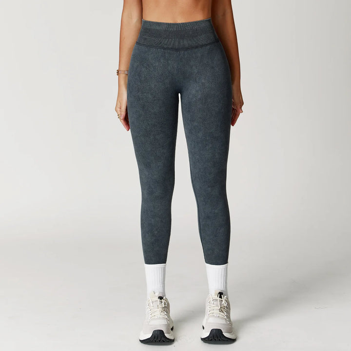 High-Waist Contour Workout Leggings - Heston Manor