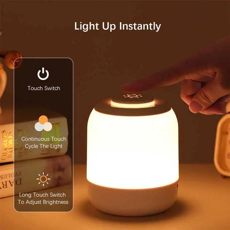 Rechargeable Touch Control Night Light - Heston Manor
