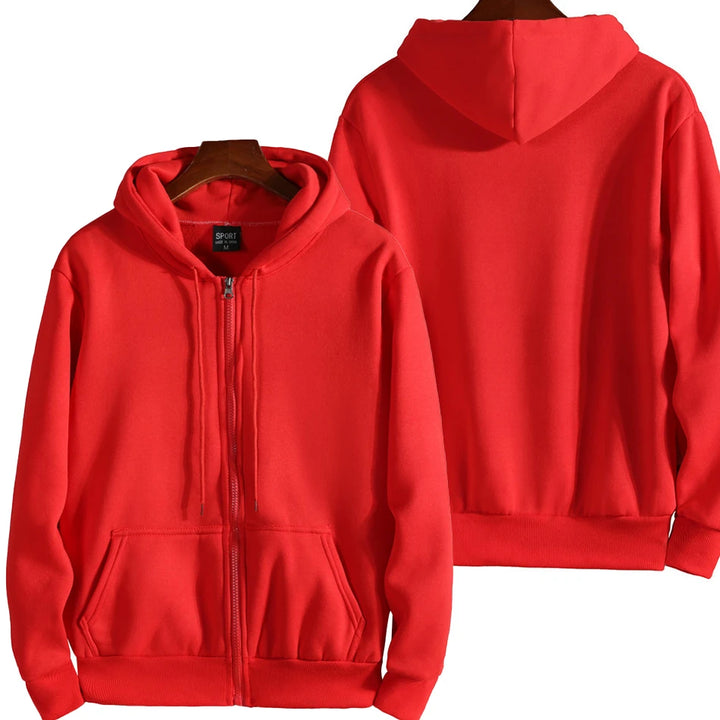 Men’s Zip-Up Hooded Sweatshirt - Heston Manor