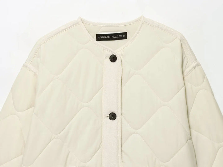Women’s Quilted Button-Front Jacket - Heston Manor