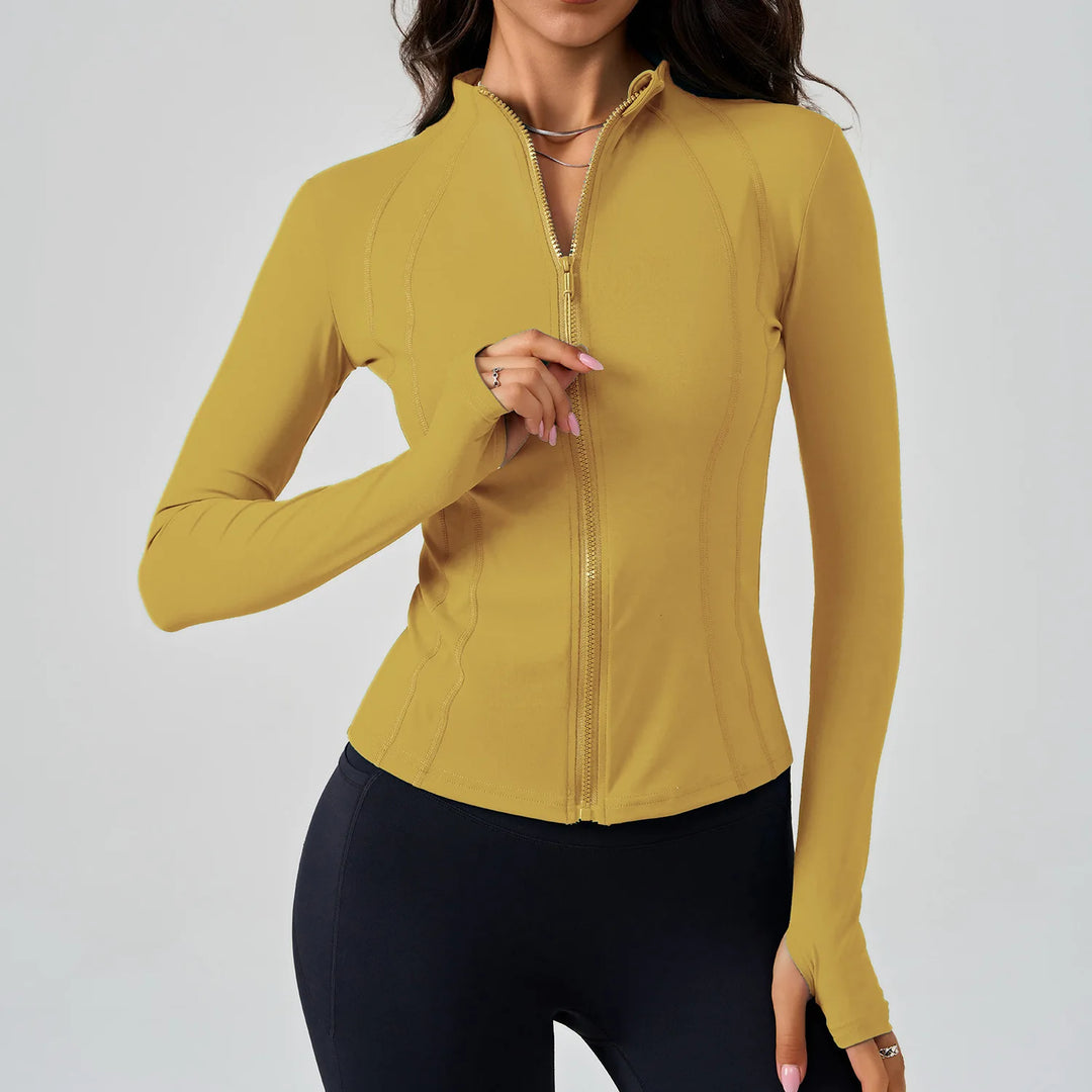 Women’s Performance Zip-Front Yoga Top - Heston Manor