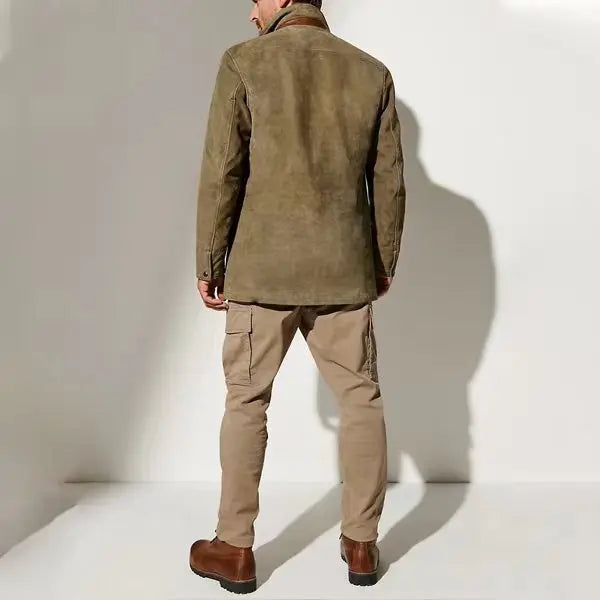 Men’s Suede Field Jacket - Heston Manor