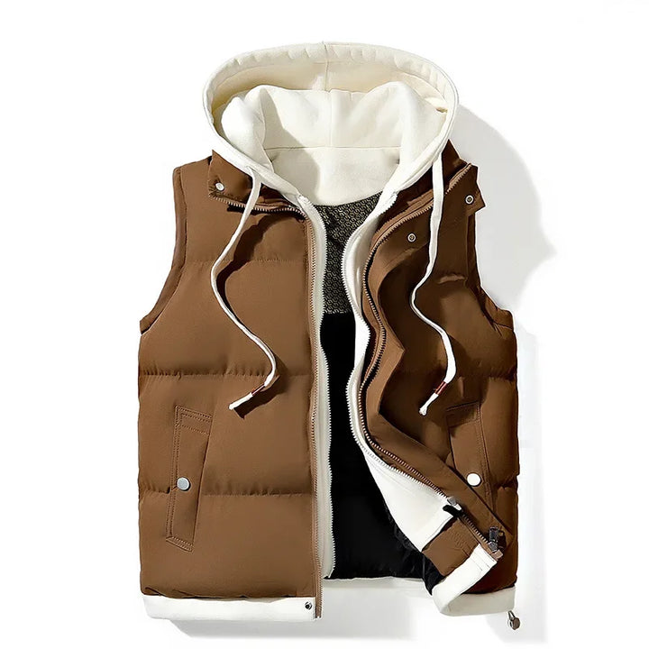 Women’s Puffer Vest with Hood - Heston Manor