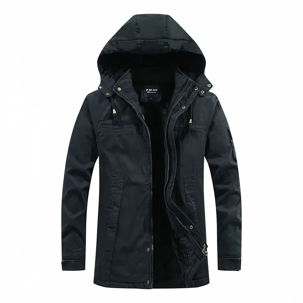 Men’s Heavyweight Hooded Winter Coat - Heston Manor
