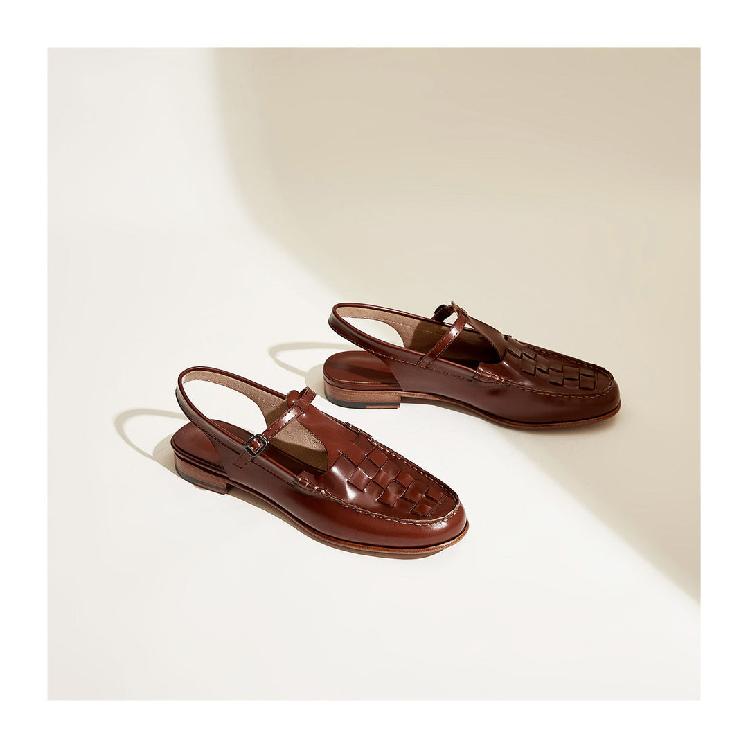 Woven Slingback Sandal - Heston Manor
