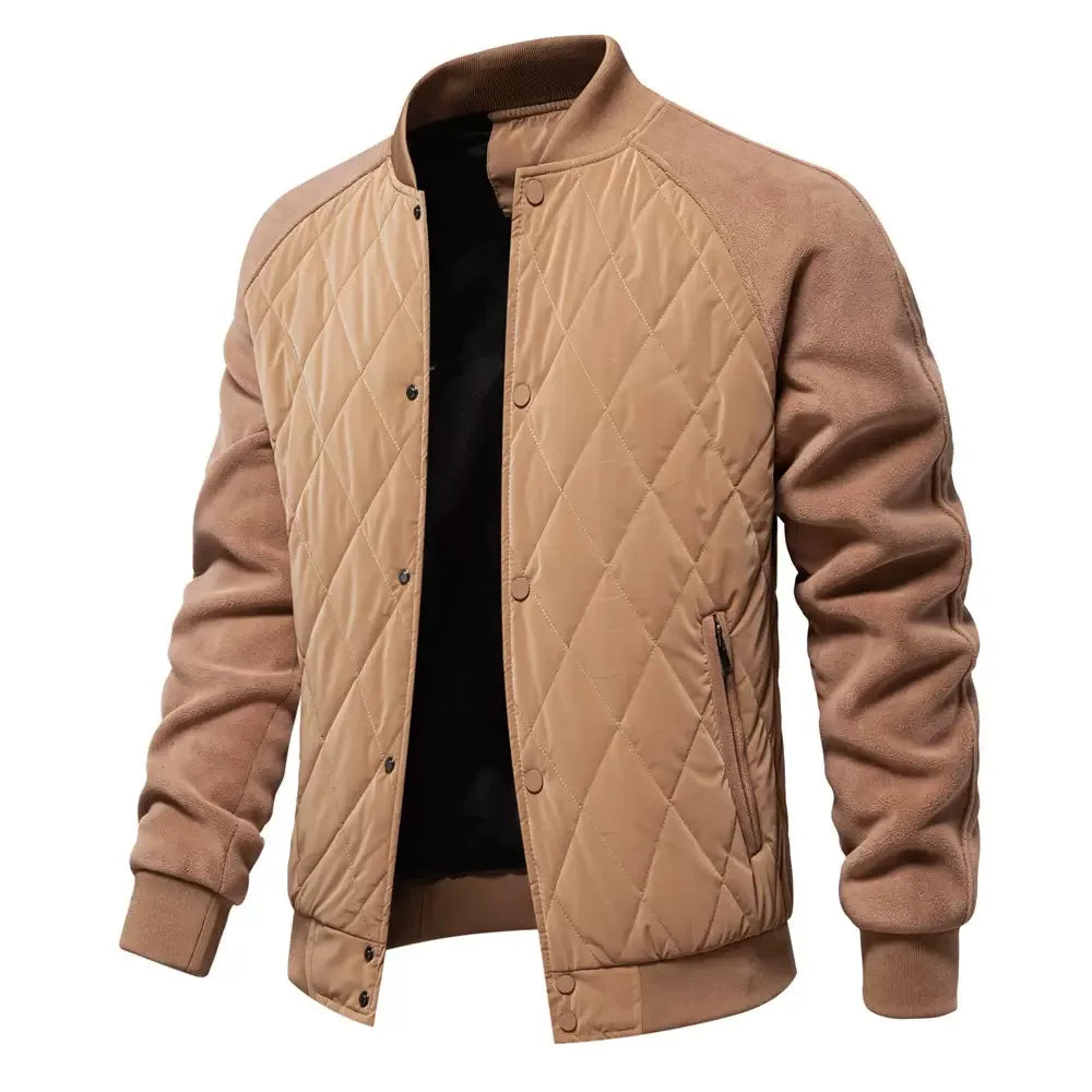The Quilted Fleece Bomber - Heston Manor