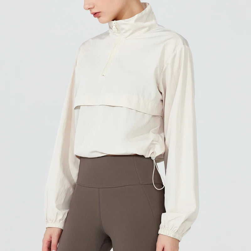 Women’s Lightweight Windbreaker Pullover - Heston Manor