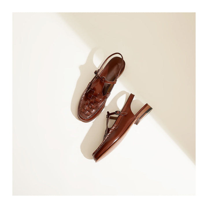 Woven Slingback Sandal - Heston Manor