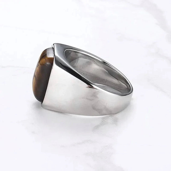Tiger Eye Gemstone Ring - HESTON MANOR