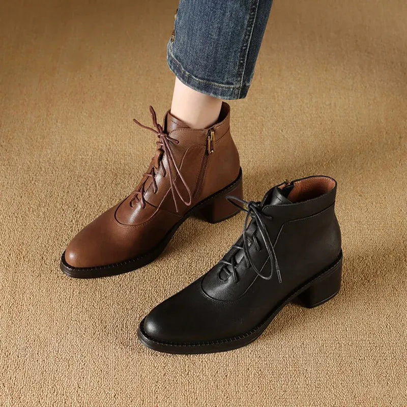 Jasmine Leather Ankle Boots — photo 1