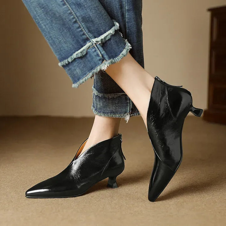 Claudia Genuine Leather Ankle Boots — photo 20