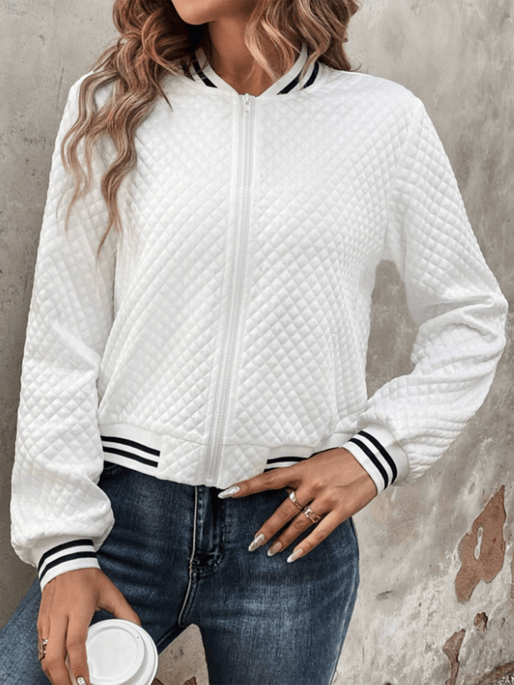 Quilted Varsity Jacket - HESTON MANOR