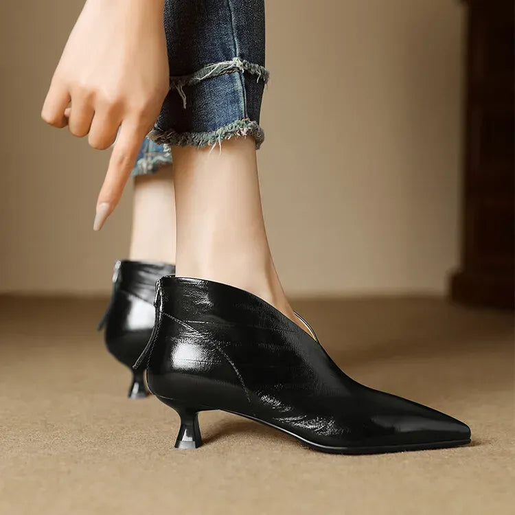 Claudia Genuine Leather Ankle Boots — photo 19