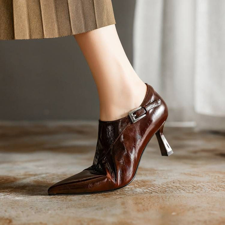 Beatrice Leather Stiletto Booties — photo 28