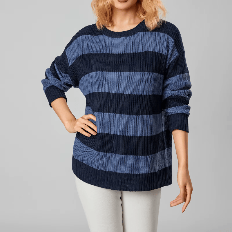 Color Stripe Pullover - HESTON MANOR