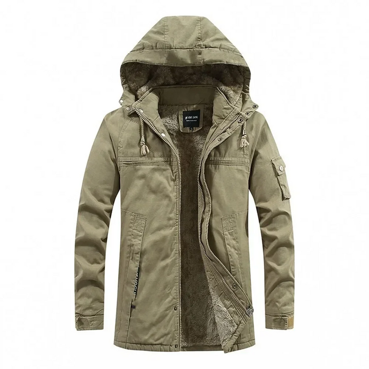 Men’s Heavyweight Hooded Winter Coat - Heston Manor