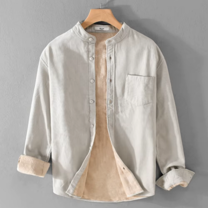 Men’s Lined Corduroy Utility Shirt Jacket - Heston Manor