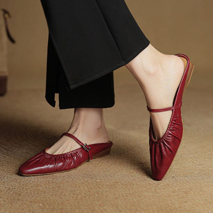 Naomi Genuine Leather Mules — photo 3
