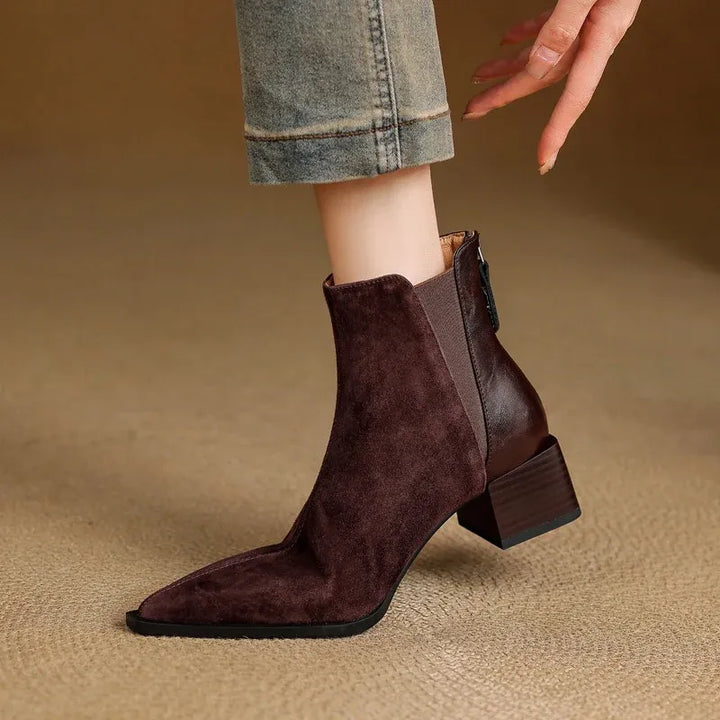 Clementine Block Heel Ankle Boots — photo 5