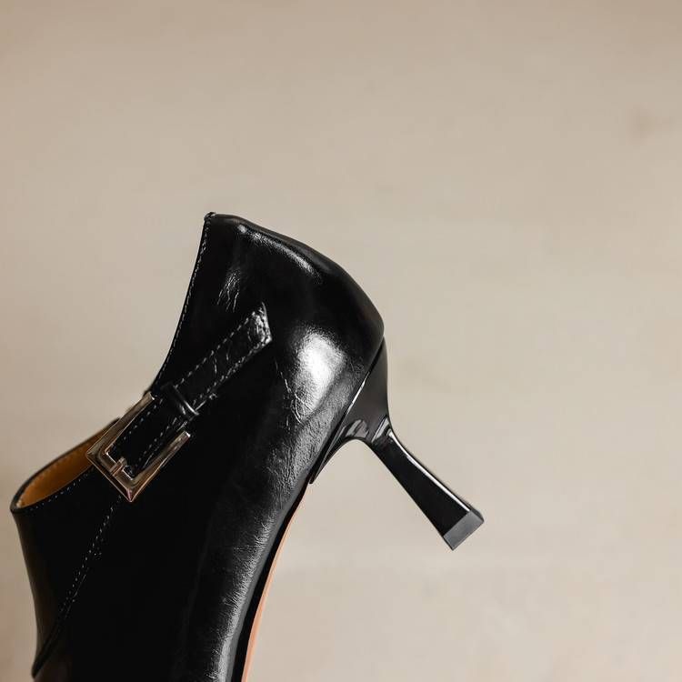 Beatrice Leather Stiletto Booties — photo 45