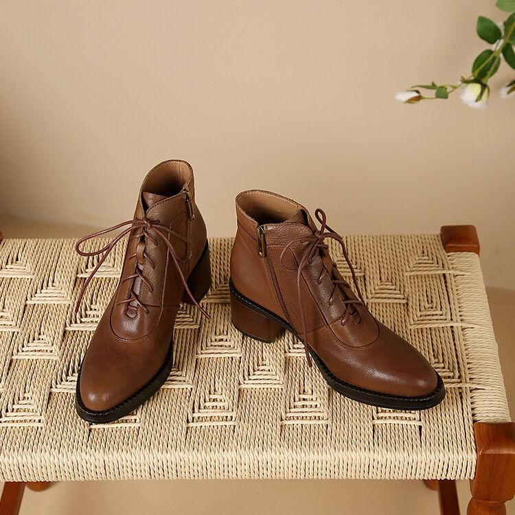 Jasmine Leather Ankle Boots — photo 22