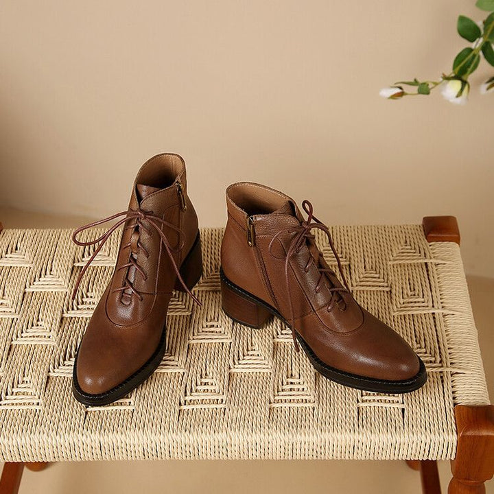 Jasmine Leather Ankle Boots — photo 22