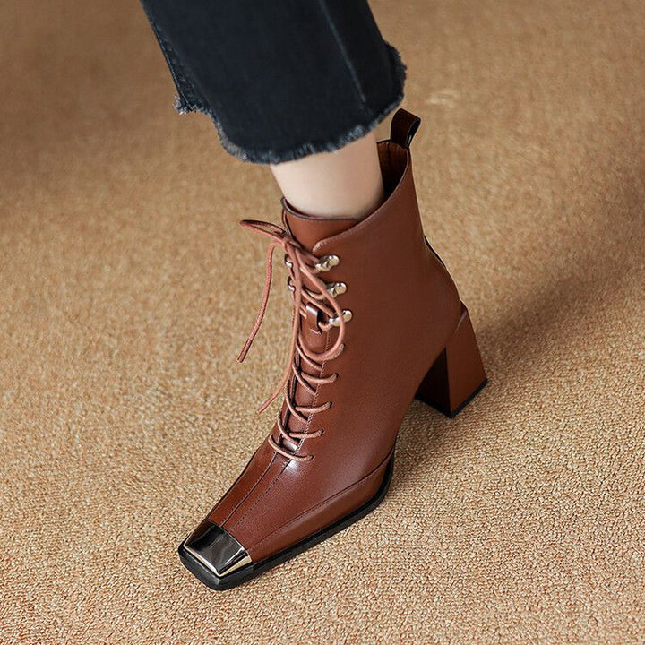 Adelaide Leather Ankle Boots — photo 15