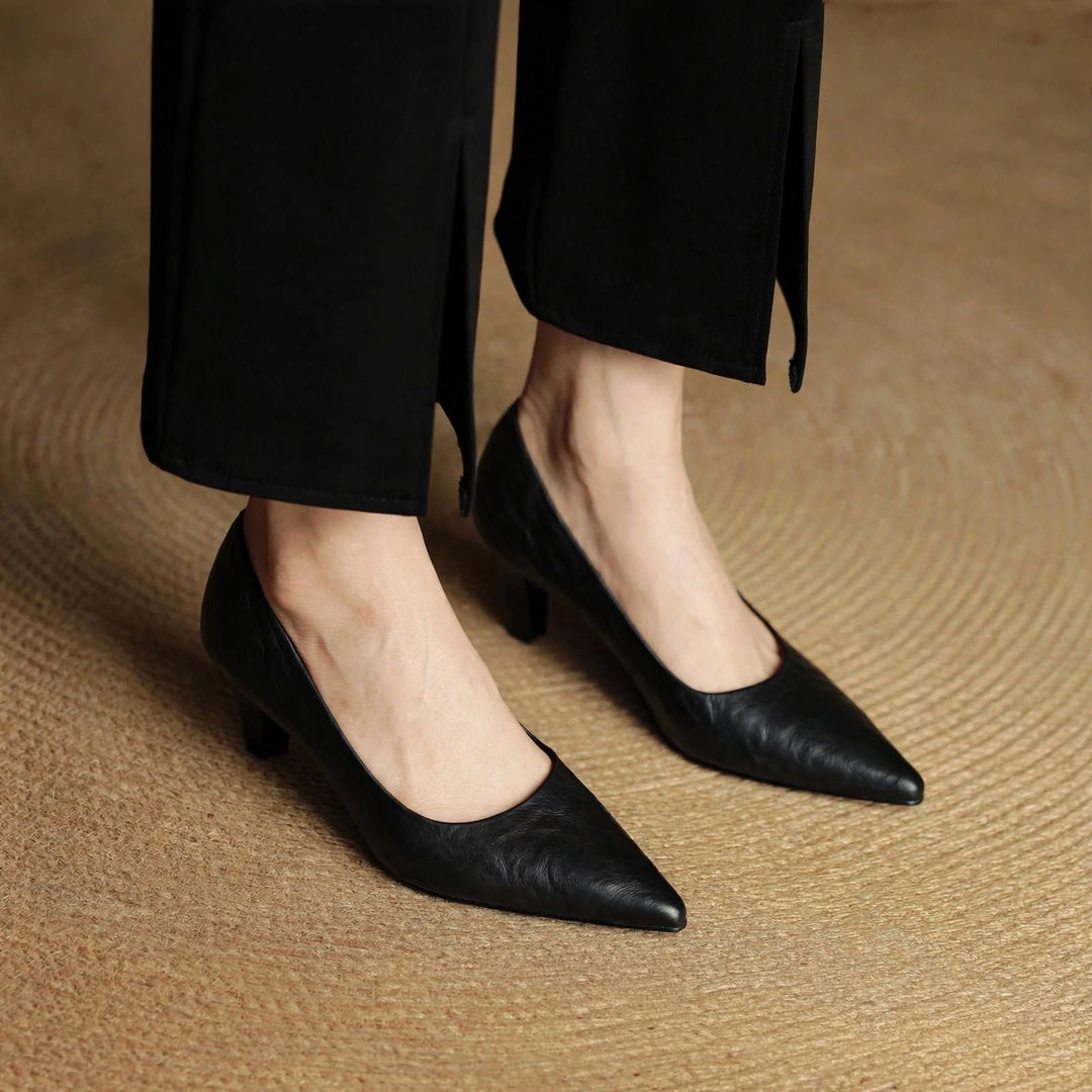 Coralie Genuine Leather Heels — photo 12