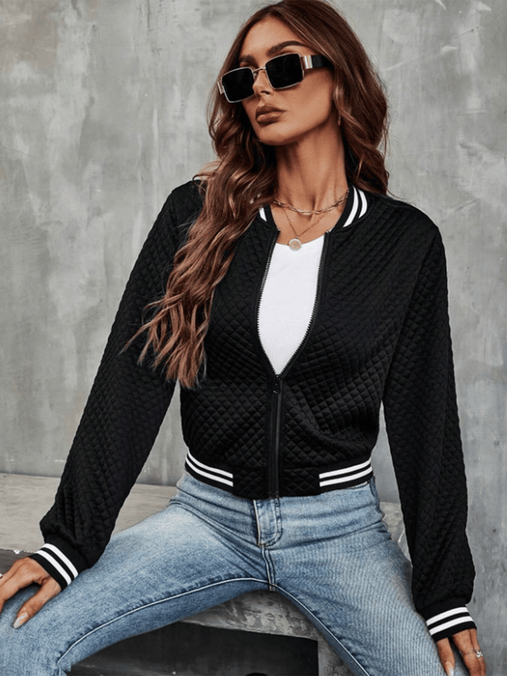 Quilted Varsity Jacket - HESTON MANOR