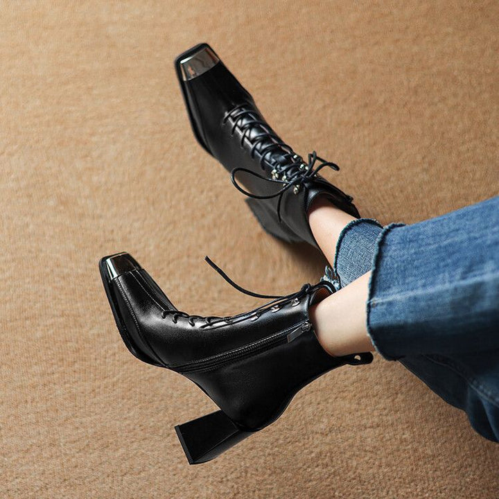 Adelaide Leather Ankle Boots — photo 21