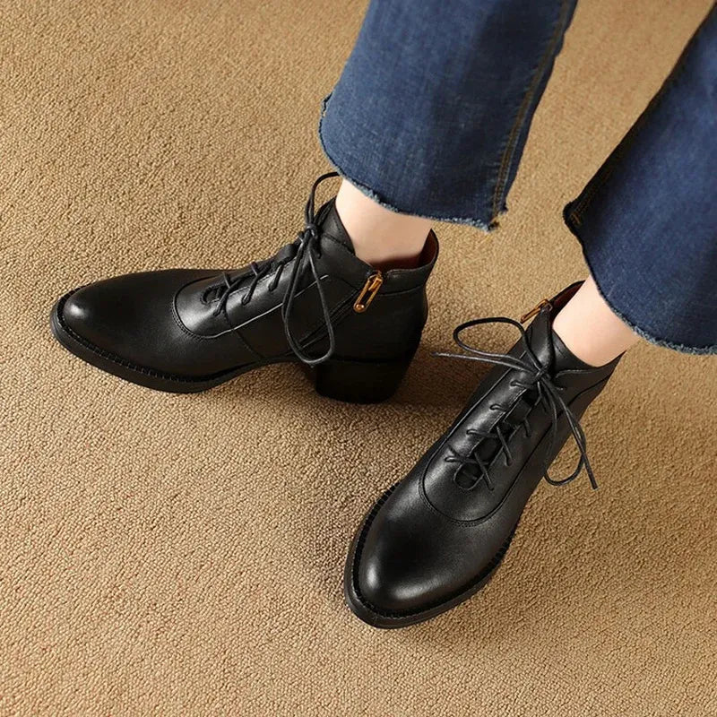 Jasmine Leather Ankle Boots — photo 3
