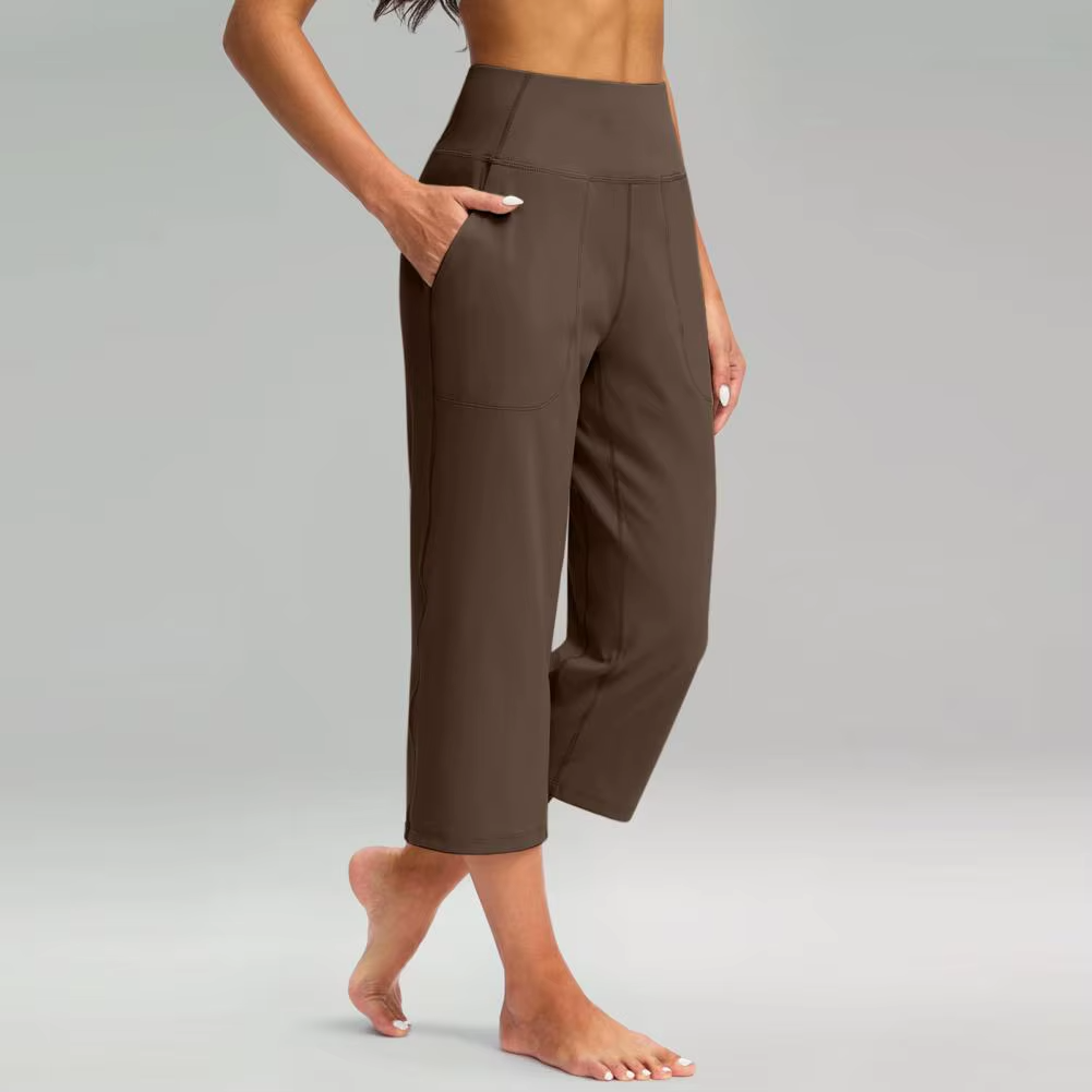 Women’s High-Waist Stretch Pants with Pockets - Heston Manor