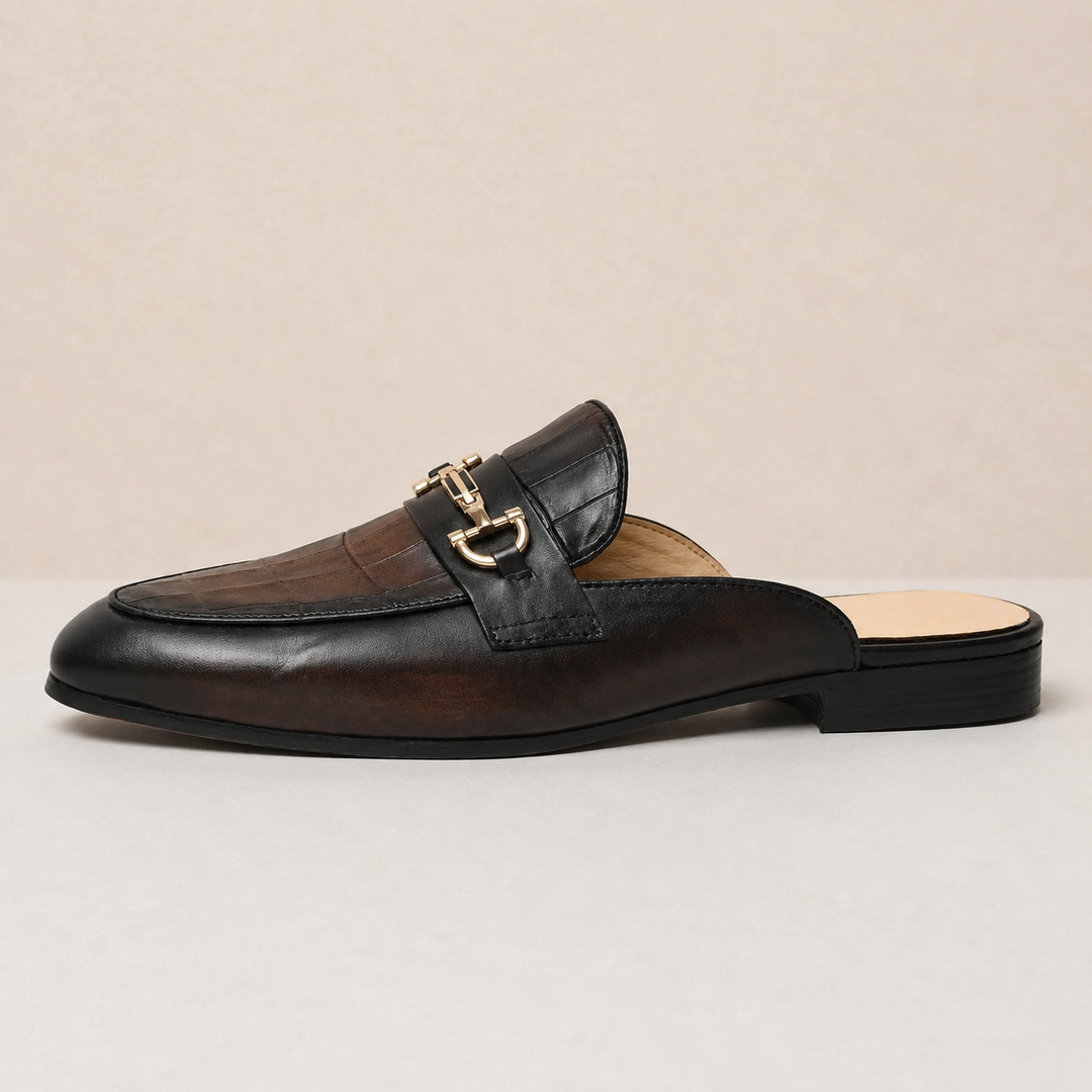 Eltan Genuine Leather Mules