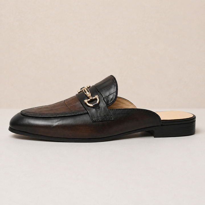 Eltan Genuine Leather Mules