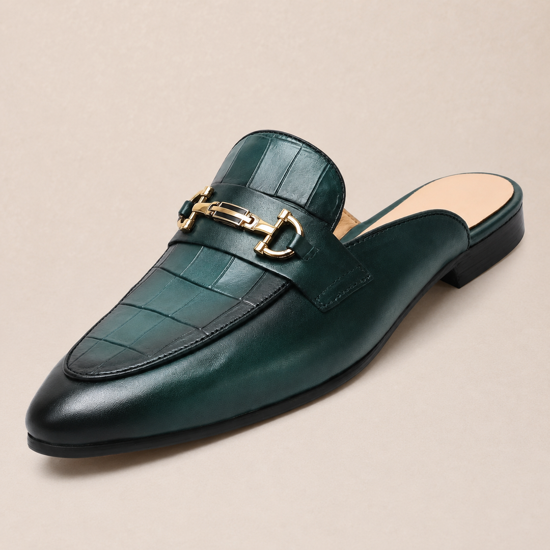 Eltan Genuine Leather Mules