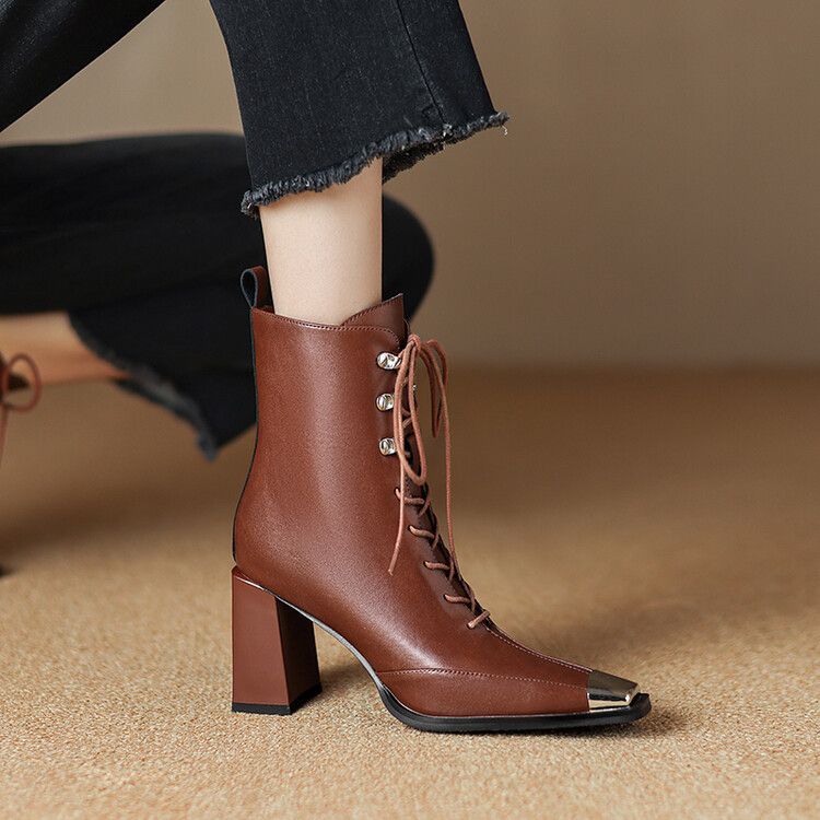 Adelaide Leather Ankle Boots — photo 16