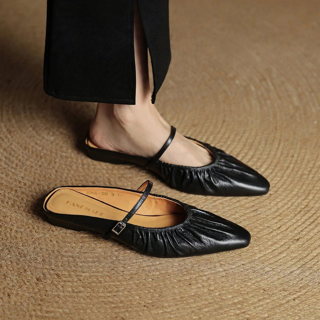 Naomi Genuine Leather Mules — photo 13