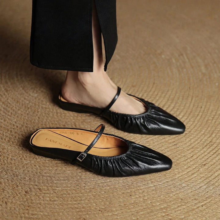 Naomi Genuine Leather Mules — photo 13