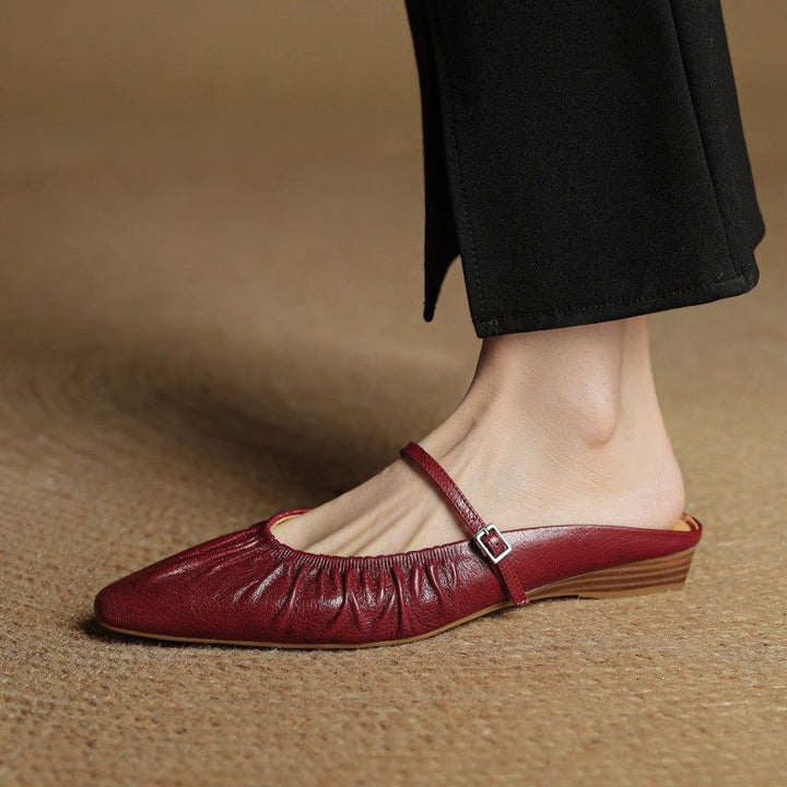 Naomi Genuine Leather Mules — photo 2