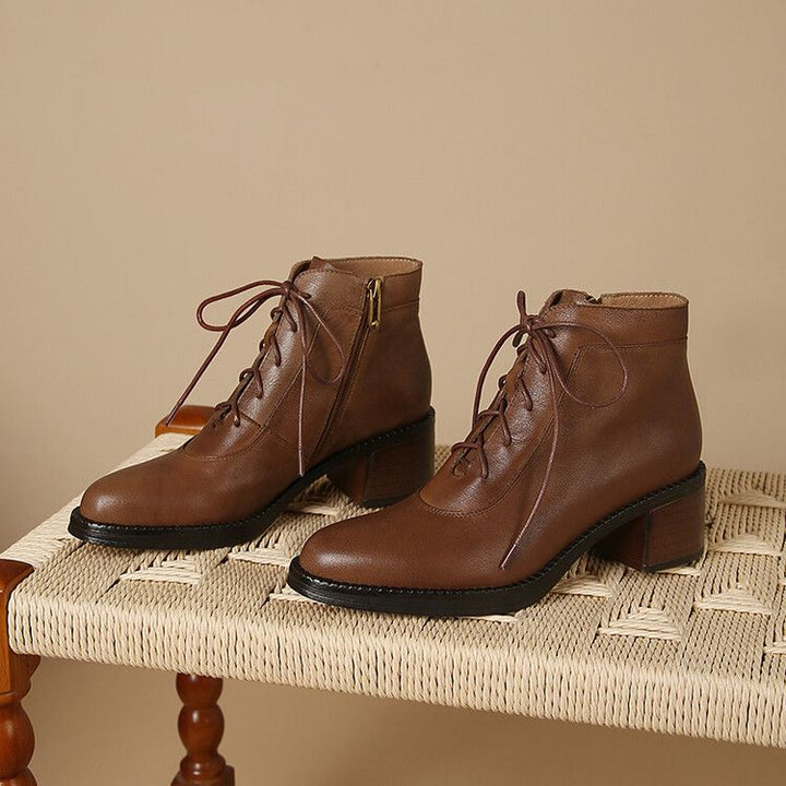 Jasmine Leather Ankle Boots — photo 21