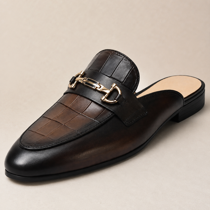 Eltan Genuine Leather Mules