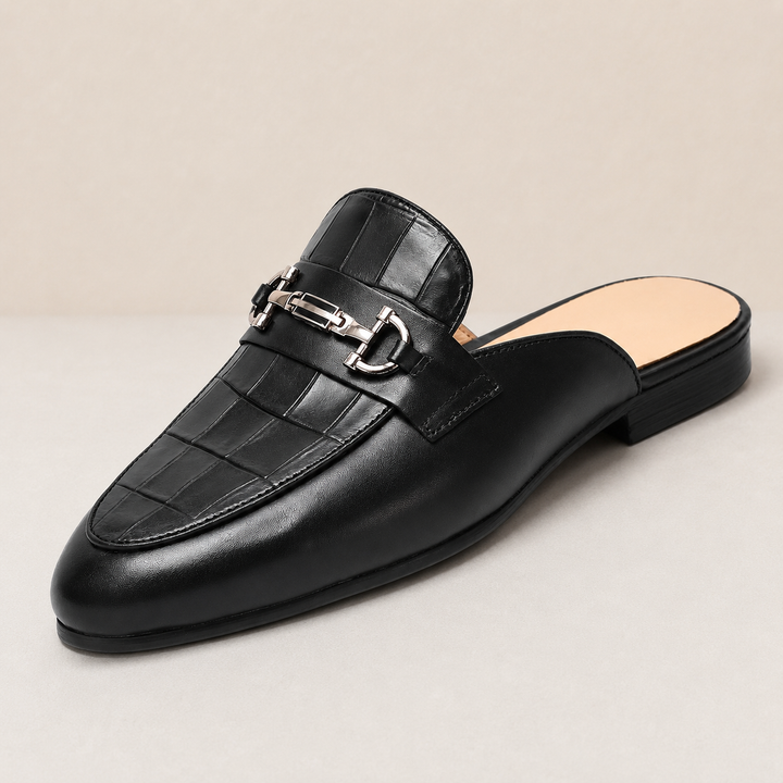 Eltan Genuine Leather Mules
