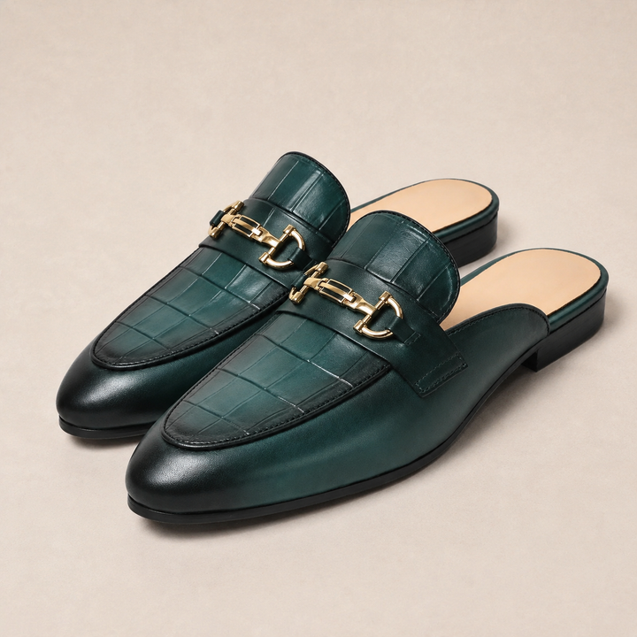 Eltan Genuine Leather Mules